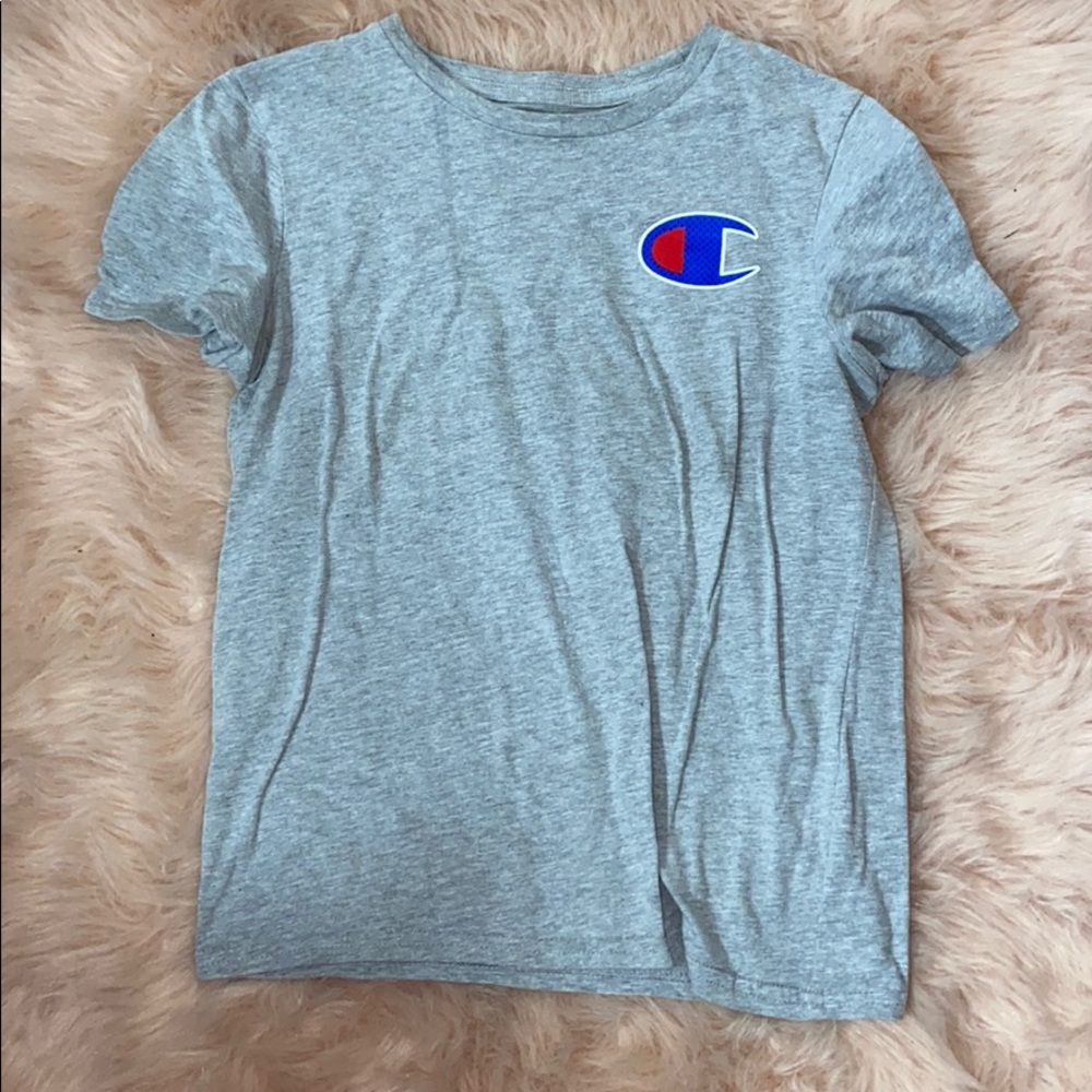 Champion C gray t shirt